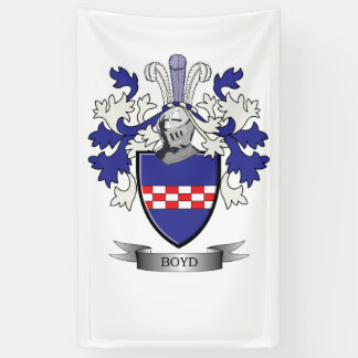Lona Escudo de armas del escudo de la familia de Boyd