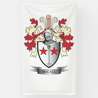 Lona Escudo de armas del escudo de la familia de McCall