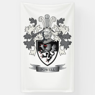 Lona Escudo de armas del escudo de la familia de Powell