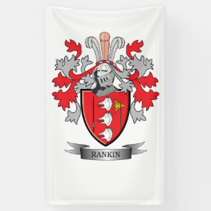 Lona Escudo de armas del escudo de la familia de Rankin