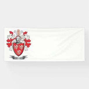 Lona Escudo de armas del escudo de la familia de Ross
