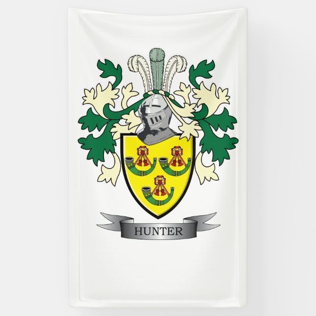 Lona Escudo de armas del escudo de la familia del (Vertical)