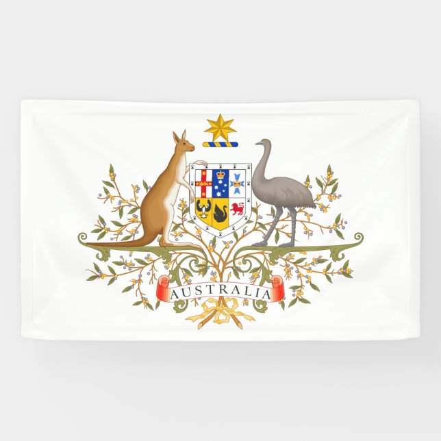 Lona Escudo de Australia (Horizontal)