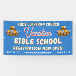 Lona Escuela Bíblica de Vacaciones con el Arca de Noé