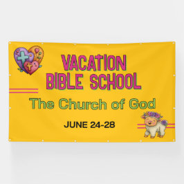 Lona Escuela Bíblica de Vacaciones Iglesia Amarillo Dor