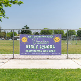 Lona Escuela Bíblica de Vacaciones Sol Sonriente