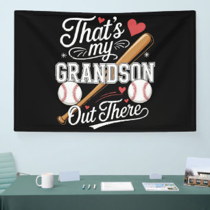 Lona Ese es mi nieto ahí fuera Béisbol