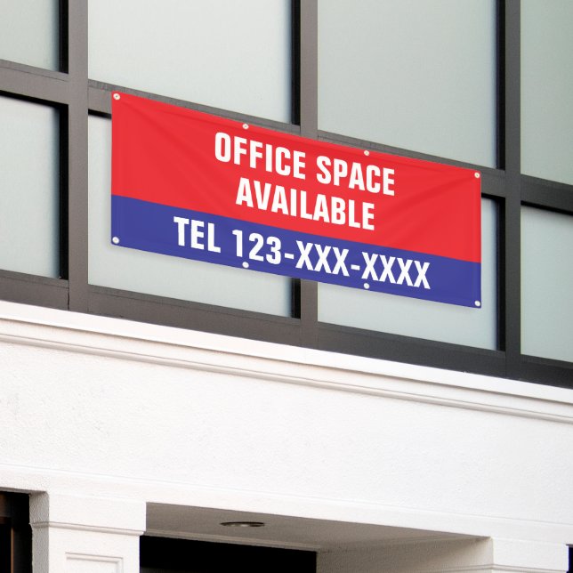 Lona Espacio de Oficina Disponible Personalizado Comerc (Edificio exterior)