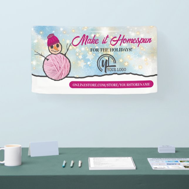 Lona Espectáculo de artesanía de crochet de nevado de y (Feria)