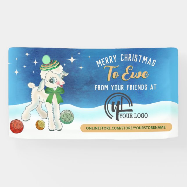 Lona espectáculo de artesanías caseras de punto de croc (Horizontal)