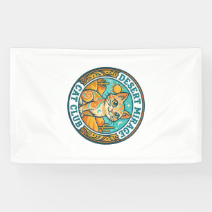 Lona Espejismo del desierto Gato Idea de regalo para ma