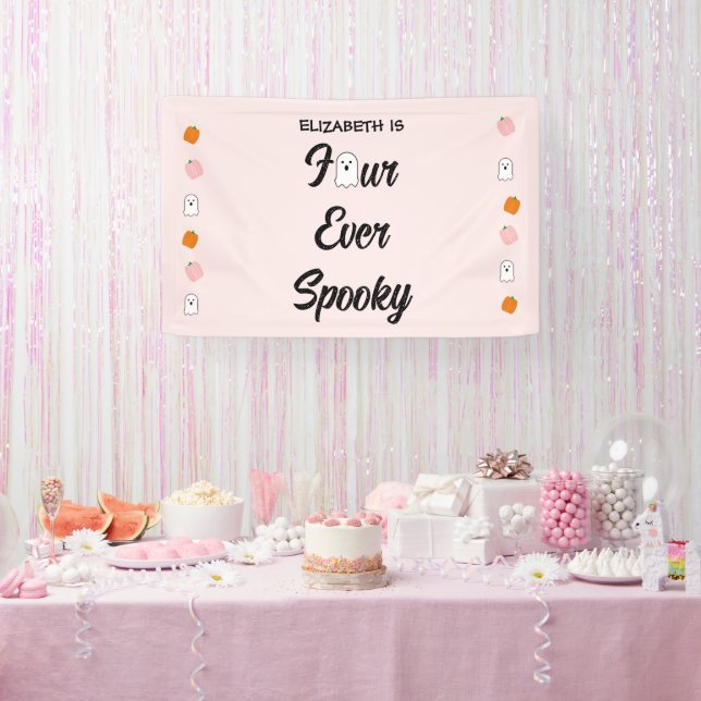 Lona Espeluznante 4º cumpleaños (Fiesta)