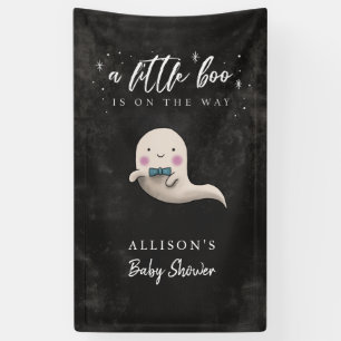 Lona Espeluznante cartel de Baby Shower de niño peque