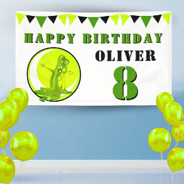 Lona Espeluznante Monstruo de la Monstrua Verde