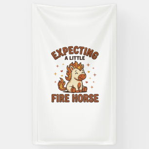 Lona Esperando un pequeño caballo de fuego camiseta vin