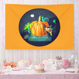 Lona Espíritu de calabaza - Animales de Halloween y Rót