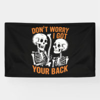 Esqueleto no te preocupes tengo tu espalda Hallowe