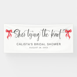 Lona Está atando la ducha de novias personalizada Knot