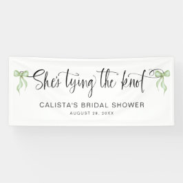 Lona Está atando la ducha de novias personalizada Knot