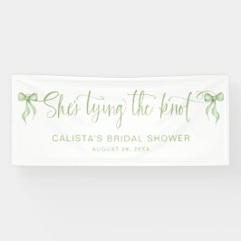 Lona Está atando la ducha de novias personalizada Knot