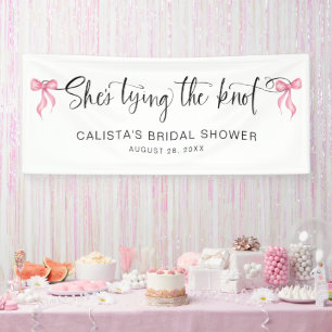 Lona Está atando la ducha de novias personalizada Knot