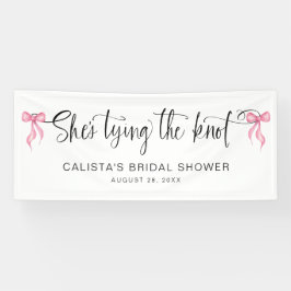 Lona Está atando la ducha de novias personalizada Knot