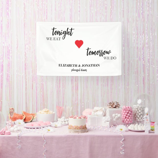 Lona Esta Noche Comemos, Mañana Hacemos Cena de Ensayo (Fiesta)