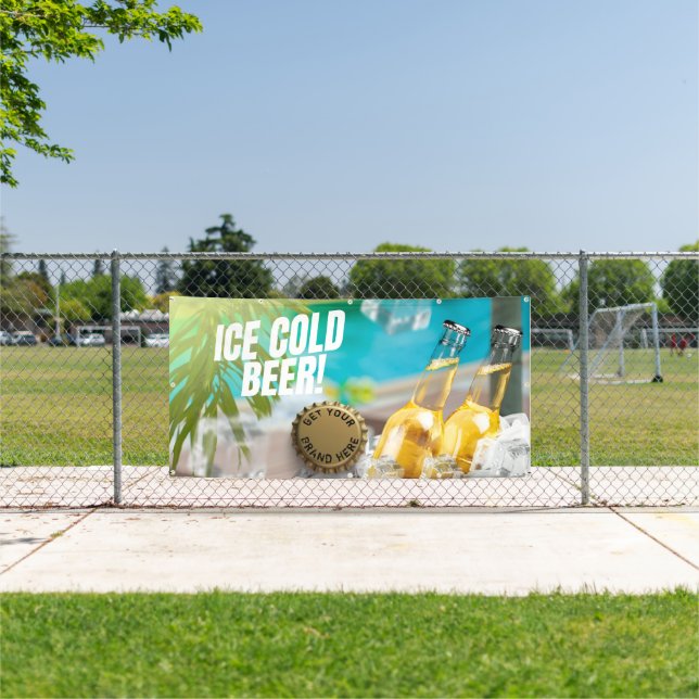 Lona Estación de gas de la tienda de cerveza fría de hi (in situ)