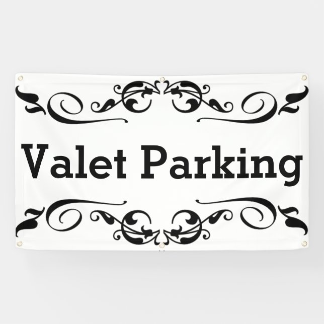 Lona Estacionamiento Valet (Horizontal)