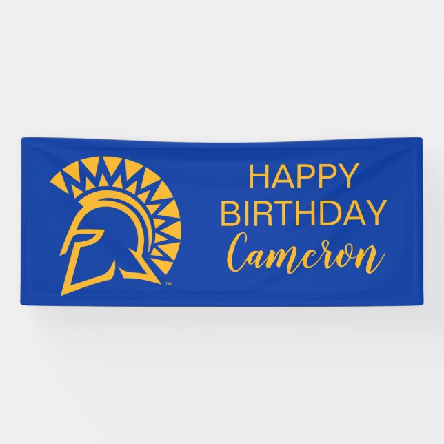 Lona Estado Spartans de San Jose (Horizontal)