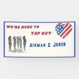 Lona Estamos aquí para sacar el cartel de graduación de