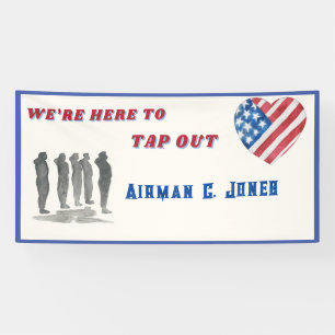 Lona Estamos aquí para sacar el cartel de graduación de