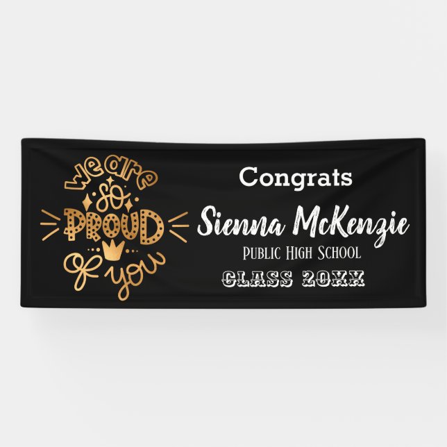 Lona Estamos TAN orgullosos de ti (Horizontal)