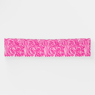 Lona Estampado de cebra rosa