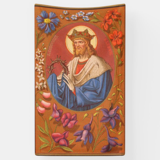 Lona Estandarte 1 de San Luis IX el Rey (PM 05) (Vertical)