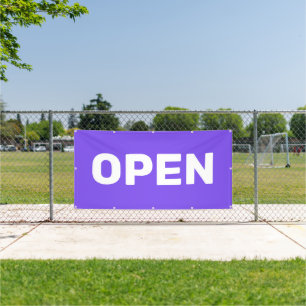 Lona Estandarte abierto morado