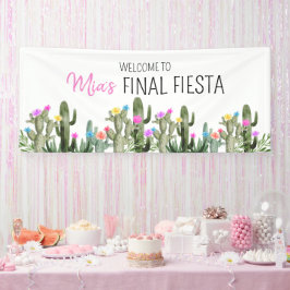Lona Estandarte de bienvenida de Final Fiesta