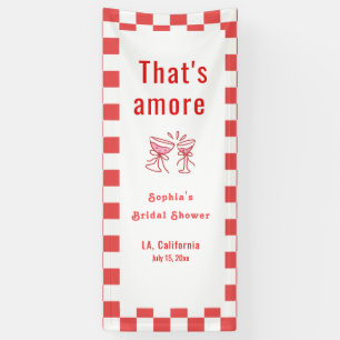 Lona Estandarte de bienvenida 'That's Amor', despedida 