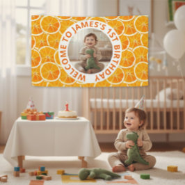 Lona Estandarte de cumpleaños personalizado para niños