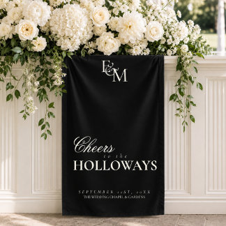 Lona Estandarte de decoración de recepción de boda de d