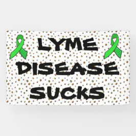 Lona Estandarte de Enfermedad de Lyme Cubre de Garrapat