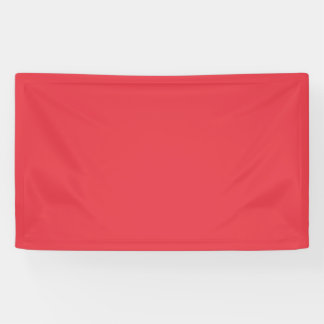 Lona Estandarte de evento personalizado Rojo Tomate – P
