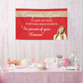Lona Estandarte de Felicitaciones por Graduación Perfec