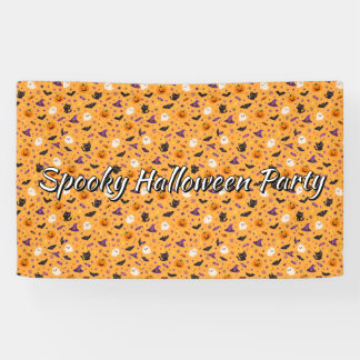 Lona Estandarte de fiesta de Halloween espeluznante – N