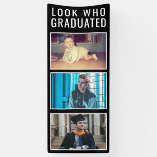 Lona Estandarte de foto de graduación
