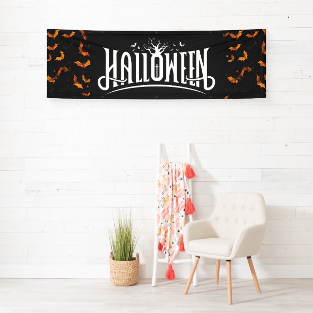 Lona Estandarte de Halloween (In situ)