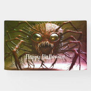 Lona Estandarte de Halloween del Monstruo Rojo