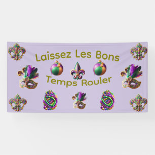 Lona Estandarte de Mardi Gras