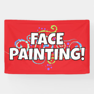 Lona Estandarte de Pintura Facial