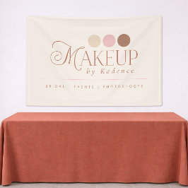 Lona Estandarte de Puesto de Vendedor de Maquillaje Art